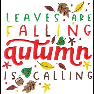 Autumn Sayings Embroidery Designs - Bunnycup Embroidery