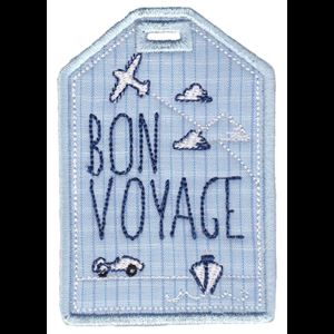 How to Personalize a Luggage Tag with Embroidery - WeAllSew