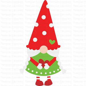 Download Girl Christmas Gnome SVG - Bunnycup SVG