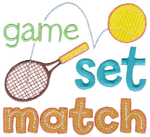 Tennis game deals set match