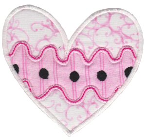 Applique Embroidery Designs | Applique Hearts | Bunnycup Embroidery