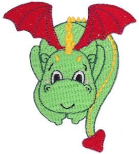 Machine Embroidery Designs | Baby Dragon | Bunnycup Embroidery