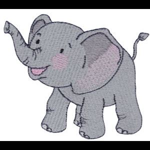 Baby Elephant Embroidery Designs - Bunnycup Embroidery