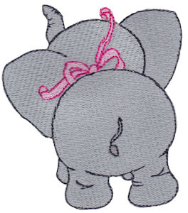 Machine Embroidery Designs | Baby Elephant Too | Bunnycup Embroidery