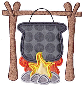 Applique Embroidery Designs | Camping Applique | Bunnycup Embroidery