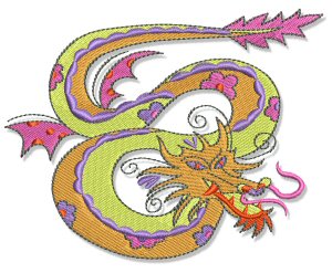 machine embroidery dragons designs .pes format