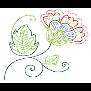 Jacobean Color Works Embroidery Designs - Bunnycup Embroidery