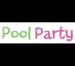 Pool Party Applique Applique Embroidery Designs - Bunnycup Embroidery
