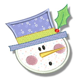 Applique Embroidery Designs | Snowman Soup Applique | Bunnycup Embroidery