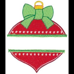 Split Christmas Embroidery Designs - Bunnycup Embroidery