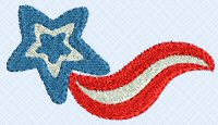 Stars N Stripes Embroidery Designs - Bunnycup Embroidery