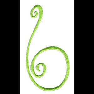 Swirly Alphabet Embroidery Designs - Bunnycup Embroidery