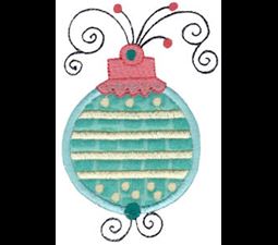 Whimsy Ornaments Applique Applique Embroidery Designs - Bunnycup Embroidery